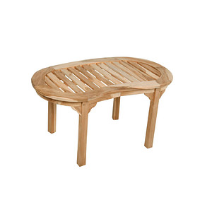 Image Garden Pleasure Gartentisch Ambon braun oval 45,0 x 90,0 x 50,0 cm