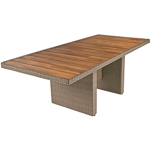 Image Garden Pleasure Gartentisch Braga dunkelbraun rechteckig 100,0 x 220,0 x 75,0 cm