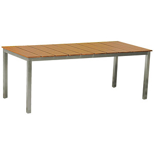 Image Garden Pleasure Gartentisch Dallas braun rechteckig 90,0 x 200,0 x 75,0 cm