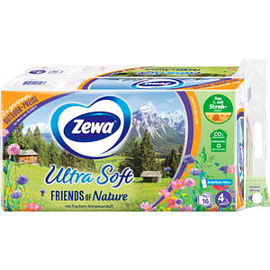 Image Zewa Toilettenpapier Ultra Soft EDITION 4-lagig 16 Rollen