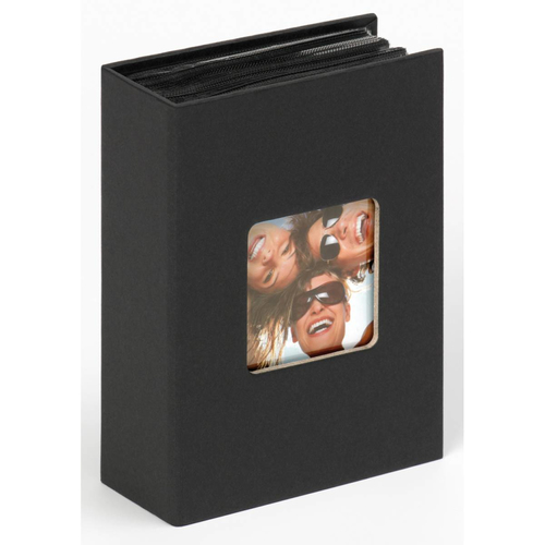 Image WALTHER Fun schwarz 10x15 Mini Album für 100 Fotos MA357B