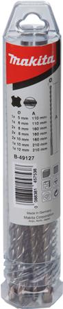 Image Makita B-49127 SDS-VPLUS-Bohrer-Set Nr6 10tlg (B-49127)