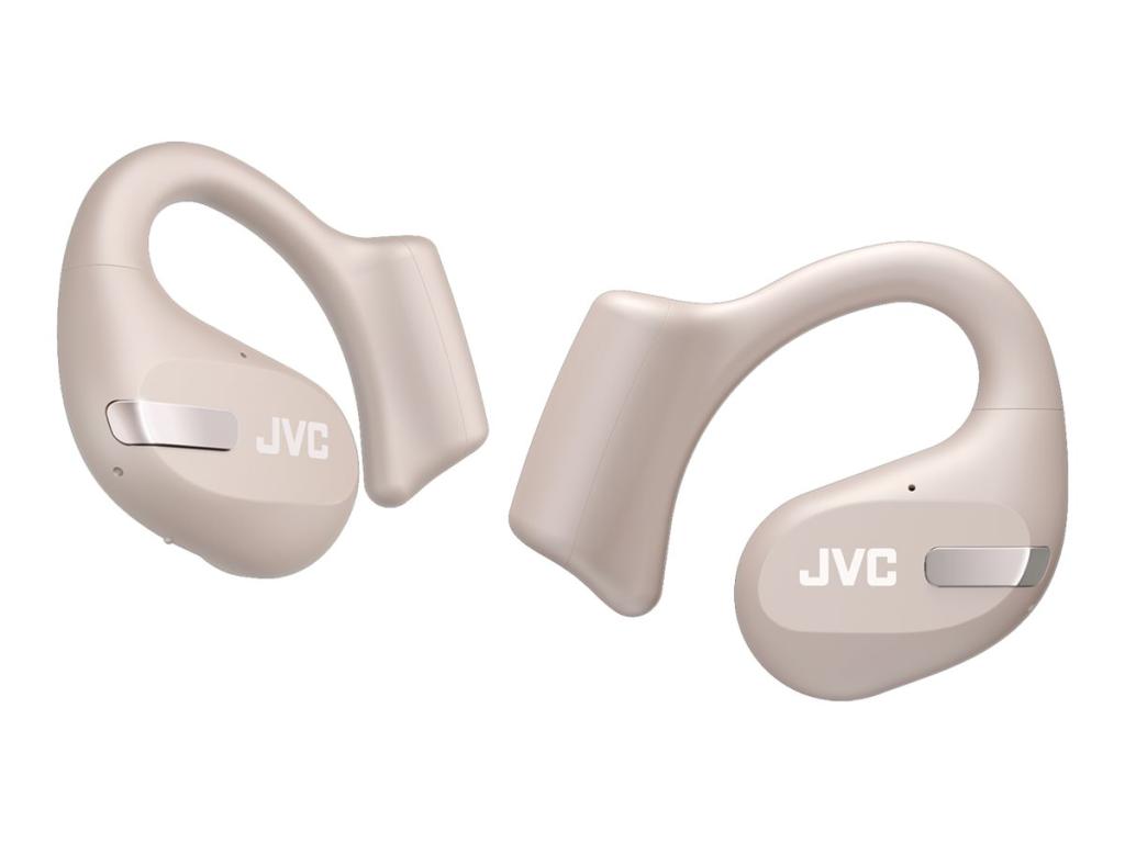 Image JVC HA-NP50T-C Nearphones Leichter Open Ear True Wireless Kopfhörer sandbeige