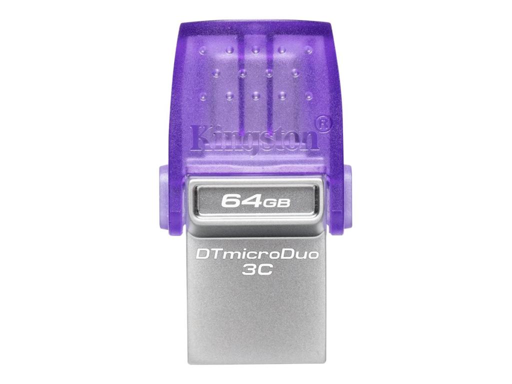 Image KINGSTON Stick Kingston DTMicroDuo3C 64GB USB 3.0