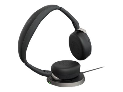 Image GN NETCOM Jabra Evolve2 65 Flex UC Stereo + Ladestation + Link 380c