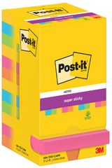 Image Post-it Super Sticky Notes Haftnotizen, 76 x 76 mm, Carnival