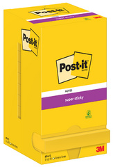 Image Post-it Super Sticky Notes Haftnotizen, 76 x 76 mm, gelb