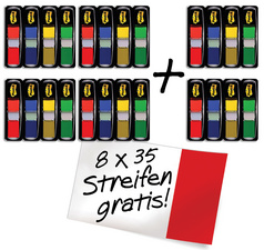 Image Post-it Haftmarker Index Mini, 11,9 x 43,2 mm, 4-farbig