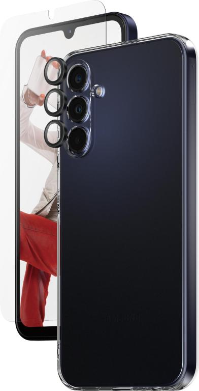 Image PANZERGLASS 3-in-1 Bundle "Edge2Edge Glass + Case + Lens" Hülle + Schutzglas Se