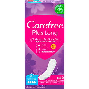 Image Carefree Slipeinlagen Plus Long mit Frischeduft, 40 St.