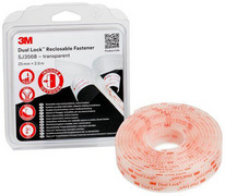 Image 3M Dual Lock Druckverschluss SJ387B, 25 mm x 2,5 m, schwarz