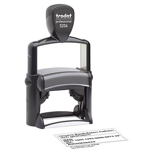 Image trodat Textstempel, individualisierbar 5206 IBAN selbstfärbend schwarz
