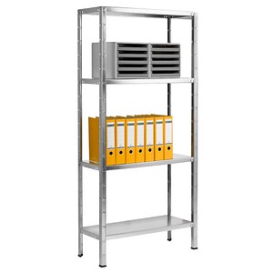Image SCHULTE Schwerlastregal 194008-V silber 80,0 x 35,0 x 180,0 cm