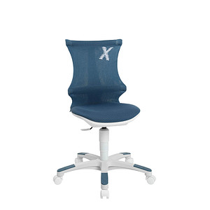 Image Topstar Kinderdrehstuhl Sitness X Chair 10, FX130CR55 petrol, weiß Stoff