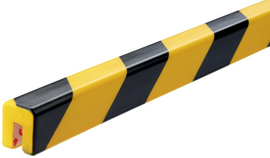 Image DURABLE Kantenschutzprofil E8, Länge: 1 m, schwarz/gelb