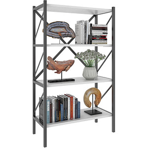 Image VCM my home Bücherregal Insasi weiß 66,0 x 34,0 x 121,0 cm