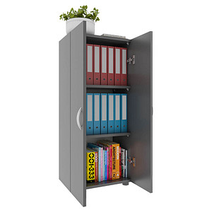 Image VCM my office Aktenschrank Ulas, 918434 anthrazit 2 Fachböden 49,0 x 34,0 x 108,0 cm