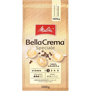 Image Melitta BellaCrema Speciale Kaffeebohnen Arabicabohnen mild 1,0 kg