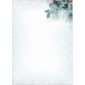 Image sigel Weihnachts-Motiv-Papier Eucalyptus magic, A4, 90 g/qm