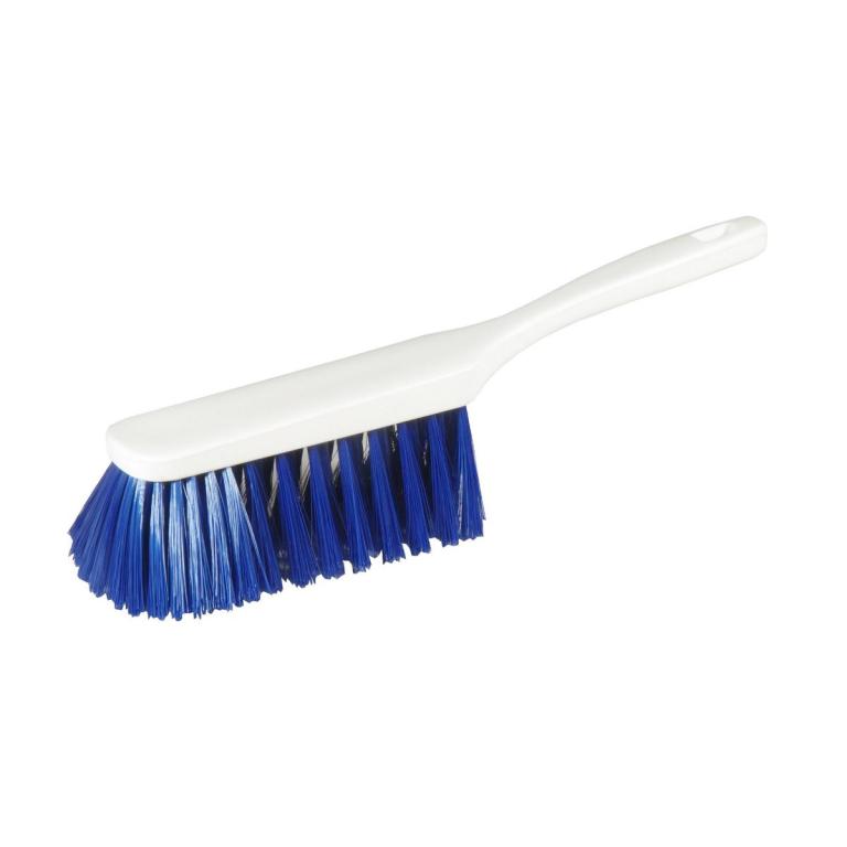 Image Hygiene - Handfeger 28 cm Borsten blau Körper: Kunststoff weiß, Borsten: Polyester PBT 0,25 blau