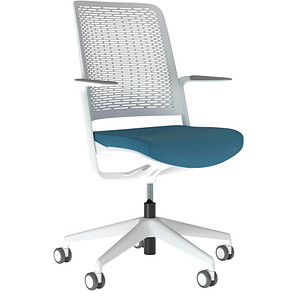 Image Nowy Styl Bürostuhl WITHME hellblau, grau, grau Stoff