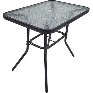 Image VCM my garden Gartentisch anthrazit rechteckig 80,0 x 55,0 x 70,0 cm