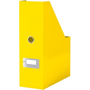 Image LEITZ Stehsammler Click und Store WOW, A4, Hartpappe, gelb Hartpappe mit PP-Fol