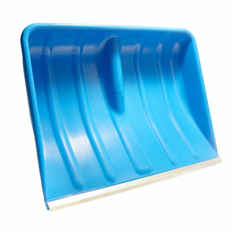 Image Schneeschieber 48 cm breit, blau mit Alukante (ohne Holzstiel und Kunststoffgriff), passender Stiel Artikel ||91713||, Griff ||91013||