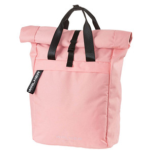 Image Walker Schulrucksack Roll Top Kunstfaser pink sand