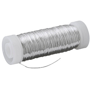 Image Rayher Silberdraht mit Kupferkern Basteldraht silber 0,25 mm 100,0 m 1 Rolle