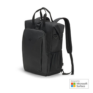 Image DICOTA Laptop-Rucksack Eco Dual GO Kunstfaser schwarz bis 38,1 cm (15 Zoll)