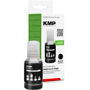 Image KMP schwarz Tintenflasche kompatibel zu Canon GI51 PGBK (4529C001)
