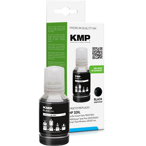 Image KMP schwarz Tintenflasche kompatibel zu HP 32XL (1VV24AE)