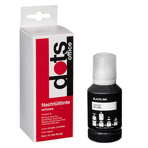 Image dots schwarz Tintenflasche kompatibel zu HP 32XL (1VV24AE)