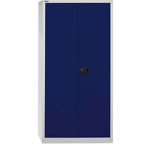 Image BISLEY Stahlschrank Universal E722A03G505 lichtgrau, oxofordblau 91,4 x 40,0 x 180,6 cm