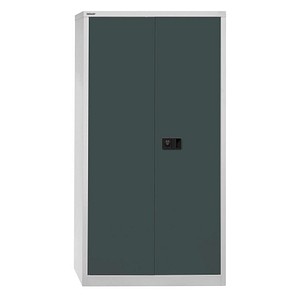 Image BISLEY Stahlschrank Universal E722A03525 lichtgrau, anthrazitgrau 91,4 x 40,0 x 180,6 cm
