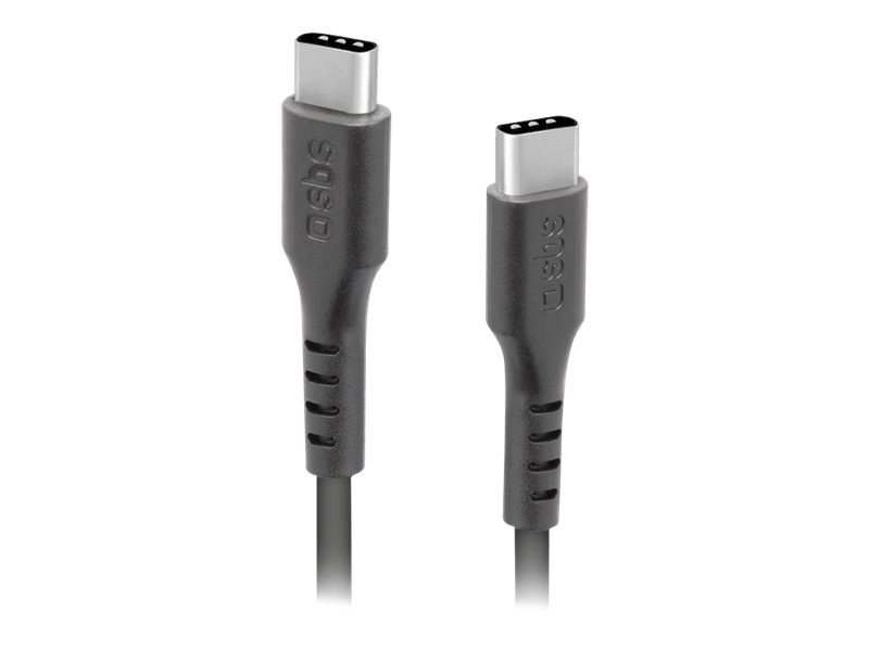 Image SBS TECABLETCC31K USB Kabel 1,5 m USB 3.2 Gen 1 (3.1 Gen 1) USB C Schwarz (TECA