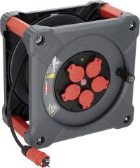 Image BRENNENSTUHL 9201500110 Kabeltrommel 50 m Schwarz Schutzkontakt-Stecker