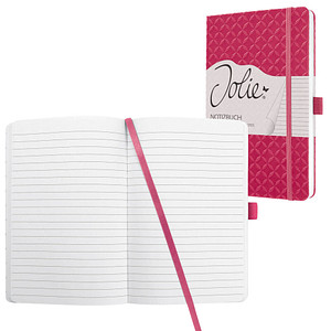 Image SIGEL Notizbuch Jolie® ca. DIN A5 liniert, fuchsia pink Hardcover 174 Seiten
