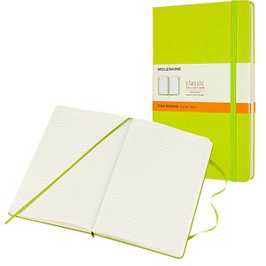 Image MOLESKINE Notizbuch Classic Collection fester Einband ca. DIN A5 liniert, hellgrün Hardcover 240 Seiten