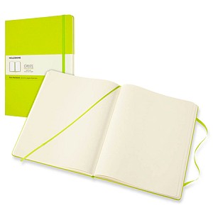Image MOLESKINE Notizbuch Classic Collection fester Einband ca. DIN A4 blanko, hellgrün Hardcover 192 Seiten