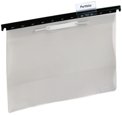 Image DURABLE Hängehefter, DIN A4, grau, 60 mm Vollsichtreiter