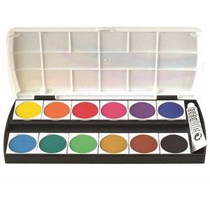 Image Geha F250/12 Wasserfarbkasten 12 Farben