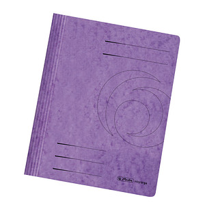 Image herlitz Schnellhefter Quality Karton violett DIN A4