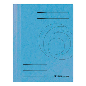 Image herlitz Schnellhefter Quality Karton hellblau DIN A4