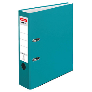 Image herlitz maX.file protect Ordner caribbean turquoise Kunststoff 8,0 cm DIN A4