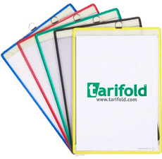 Image tarifold Hängesichttafel, DIN A4 hoch, blau