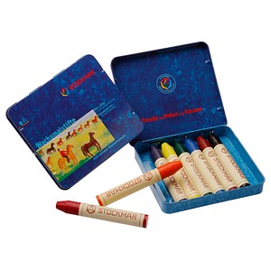 Image 8 STOCKMAR Wachsmalstifte farbsortiert