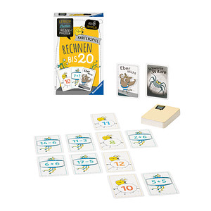 Image Ravensburger Lernen Lachen Selbermachen: Rechnen bis 20 Kartenspiel