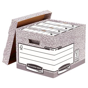 Image 10 Bankers Box Archivboxen Bankers Box grau 33,5 x 40,4 x 29,2 cm